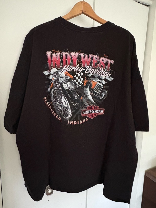 Men's 4XL Genuine Harley-Davidson INDY WEST T-Shirt - photo 2