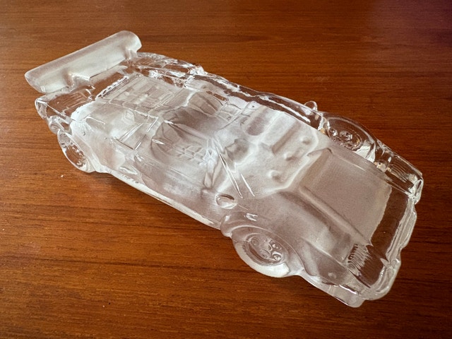 1980’s Hofbauer Crystal Glass Lamborghini Countach Car