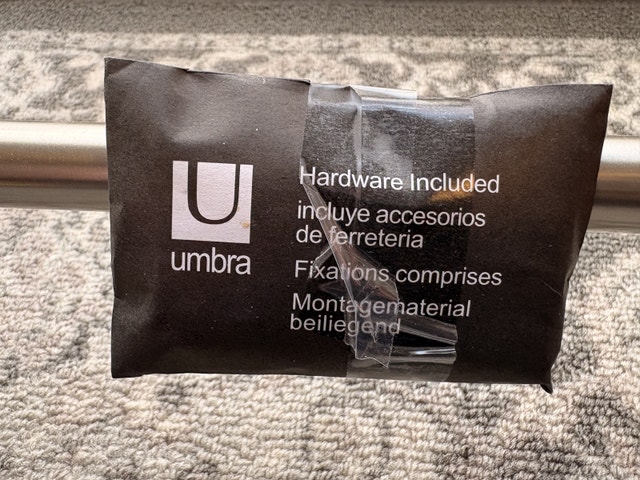 Umbra Caspia 29 Inch Towel Bar. Never been installed. - photo 2
