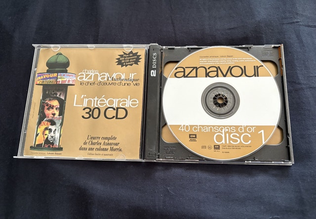 (40 Golden Songs) double-CD by Charles Aznavour - photo 3
