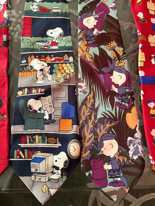 Cool Vintage PEANUTS Snoopy Fun Design Tie Collection. (10) - photo 4