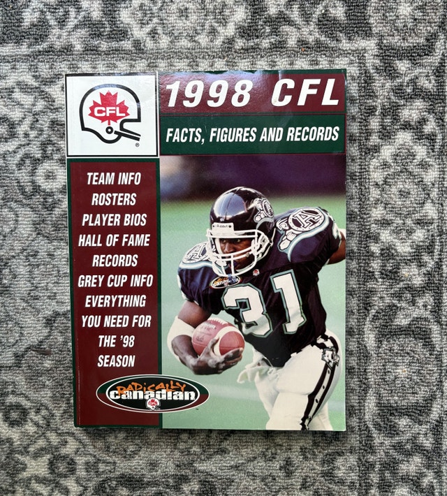 Rare 1998-1999-2000 CFL Football Facts Books Set - photo 2