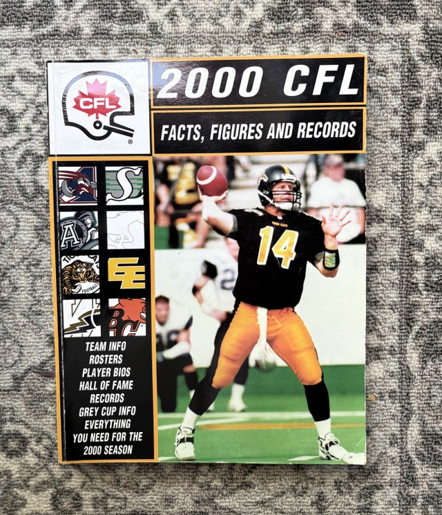Rare 1998-1999-2000 CFL Football Facts Books Set - photo 4