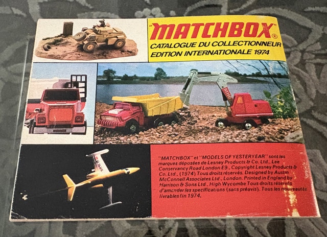 Matchbox Collector's Catalogue, International Edition 1974. - photo 4