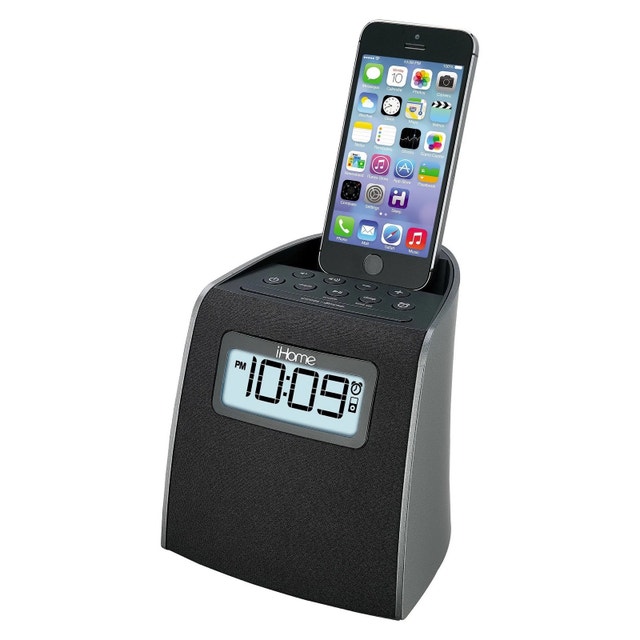 Home iPL22 Stereo FM Clock Radio with Lightning Dock