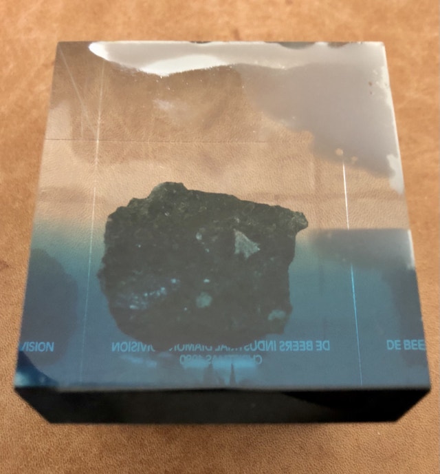 DE BEERS Industrial Diamond Division Paperweight Display - photo 3