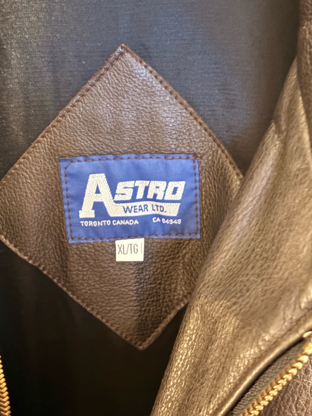 Vintage Bentley Motorcars Full-Grain Leather Coat Men's XL - photo 3