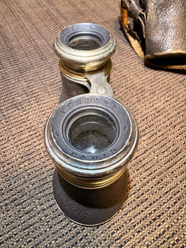 Binoculars Opera Glasses with Leather Case. Vendôme Paris. 🥕 - photo 3