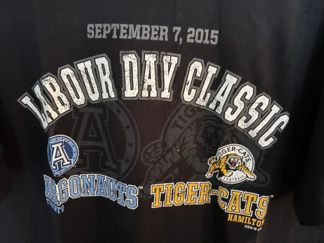 Tiger-Cats CFL Football 2XL Labour Day T-Shirt - photo 2