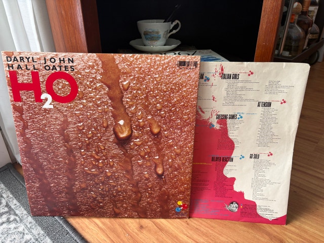 1982 Daryl Hall & John Oates Vinyl Album H2O (Maneater)