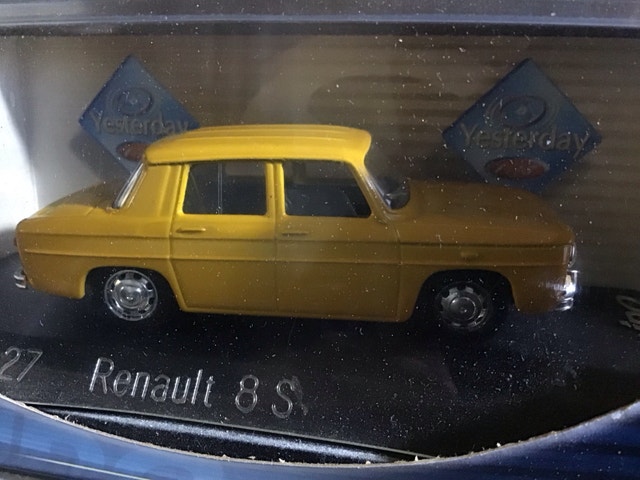 Rare Renault 8 S 1970 Yellow Diecast 1:43 French Solido 1827 - photo 2
