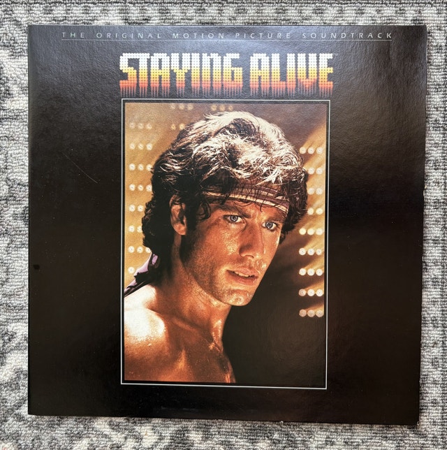 Staying Alive Soundtrack Bee Gees 1983 Vinyl Lp Record