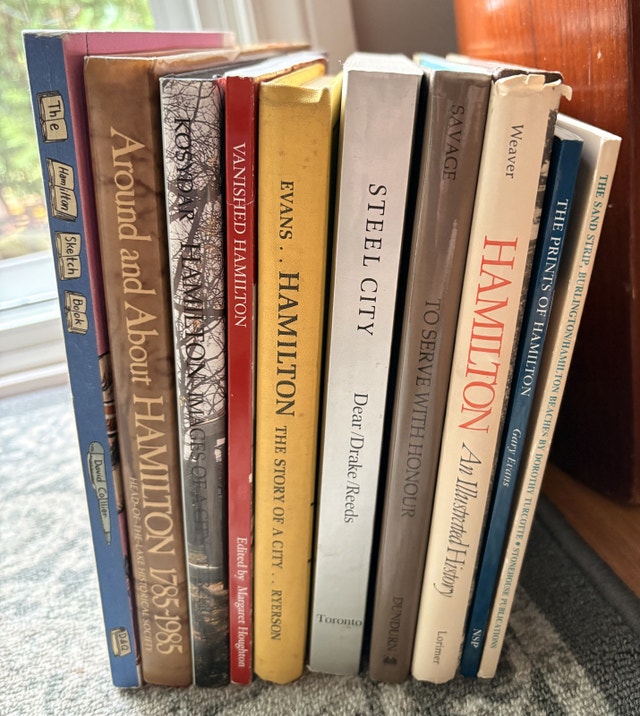 Hamilton Ontario 10 Vintage History Books Collection Lot
