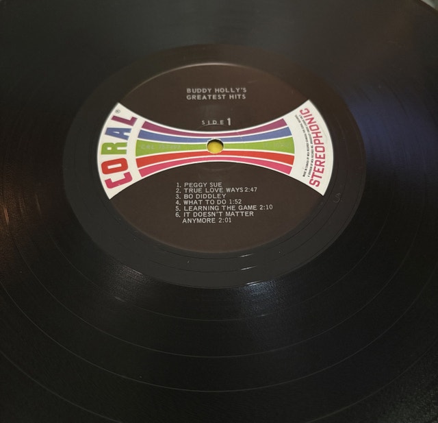 Buddy Holly’s Vinyl CORAL records. Rare! - photo 2
