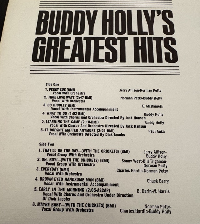 Buddy Holly’s Vinyl CORAL records. Rare! - photo 3