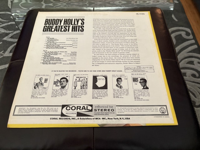 Buddy Holly’s Vinyl CORAL records. Rare! - photo 5