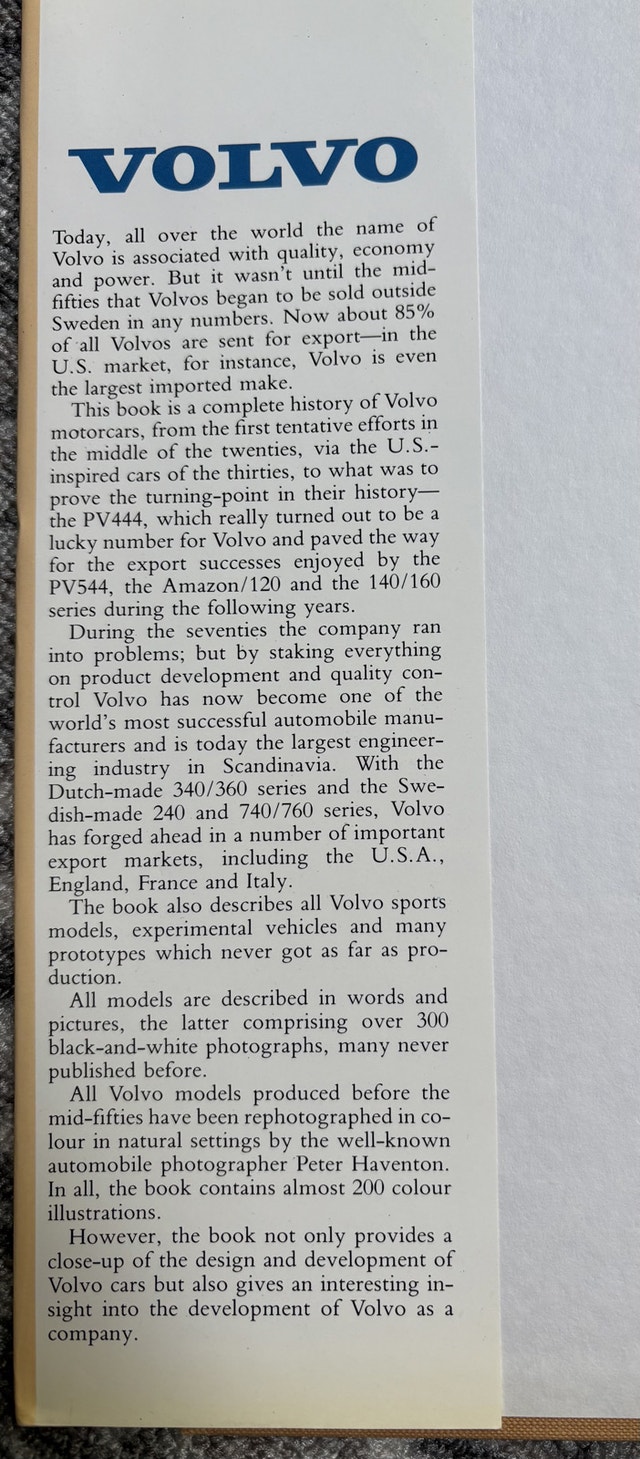 Volvo: The Cars - From the 20s to the 80s (Björn-Eric Lindh) - photo 5