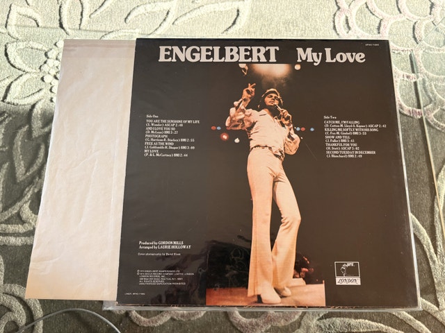 70’s Engelbert Humperdinck vinyl 33LP album “My Love” - photo 3