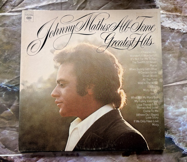Johnny Mathis All-Time Greatest Hits Double Vinyl Album (1972)