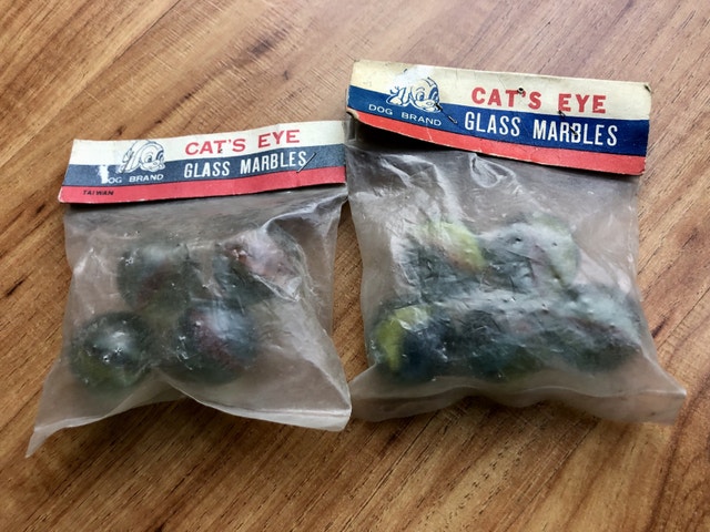 1970’s DOG BRAND CATS EYE. Original GLASS MARBLES. - photo 4
