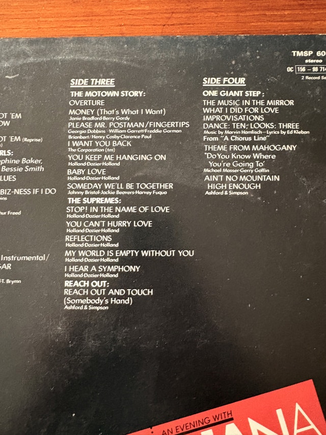 1977 Motown Live Double LP: An Evening with Diana Ross - photo 5