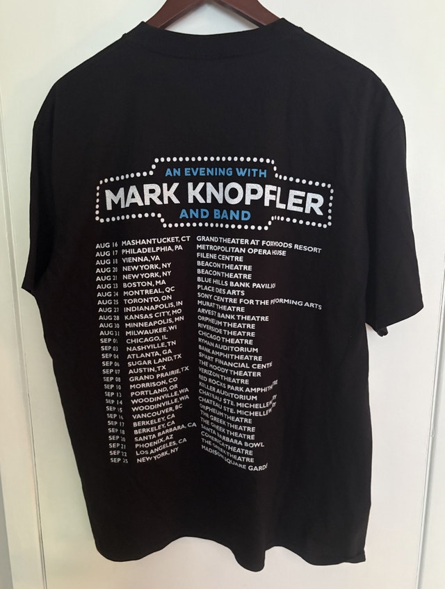 2019 Mark KNOPFLER & band concert t-shirt - photo 2
