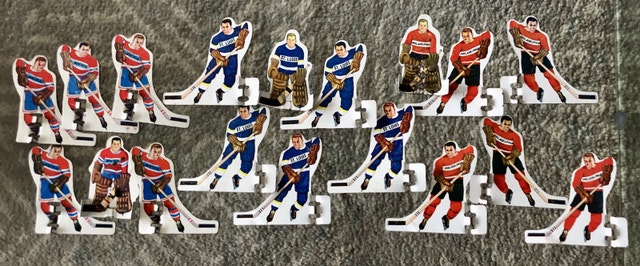 60s MUNRO metal hockey players rare set. 3 teams.