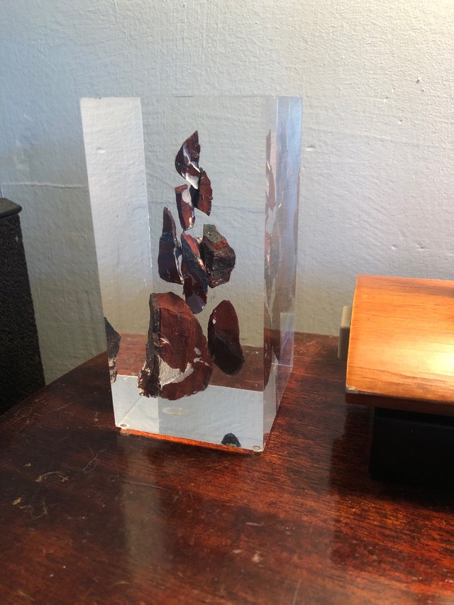 Brickhouse Brecciated Jasper Stone Paperweight