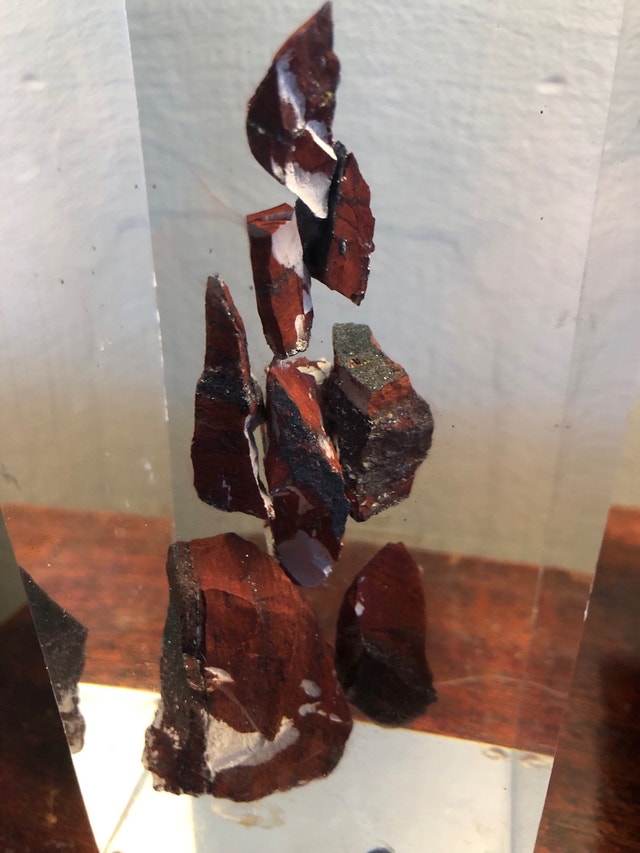 Brickhouse Brecciated Jasper Stone Paperweight - photo 3