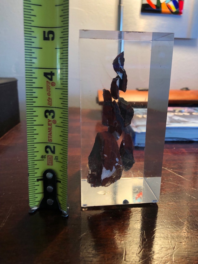 Brickhouse Brecciated Jasper Stone Paperweight - photo 4