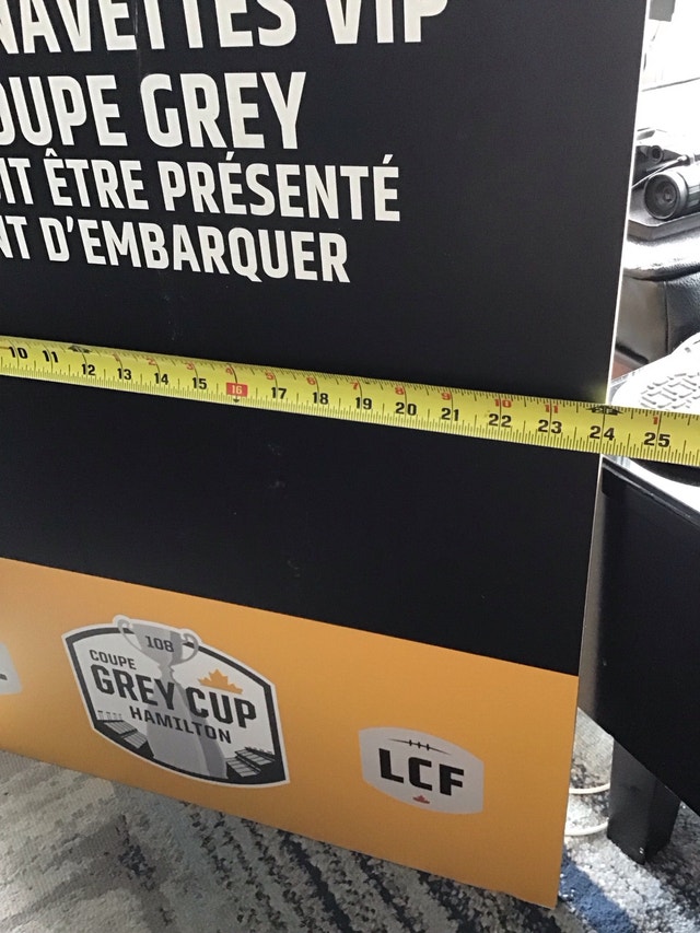 108th CFL Grey Cup Hamilton VIP Shuttle Poster - photo 3