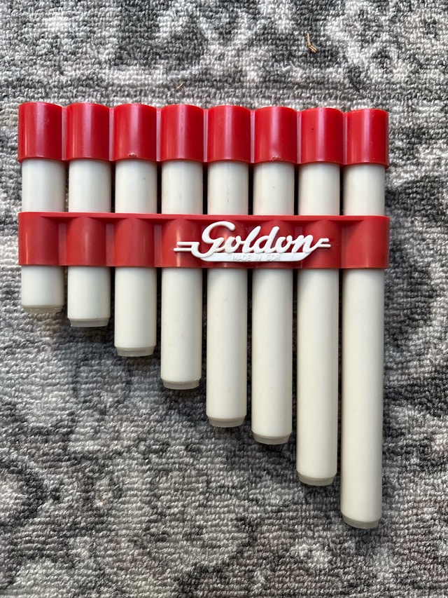 Vintage Goldon Pan Flute 60s East Germany