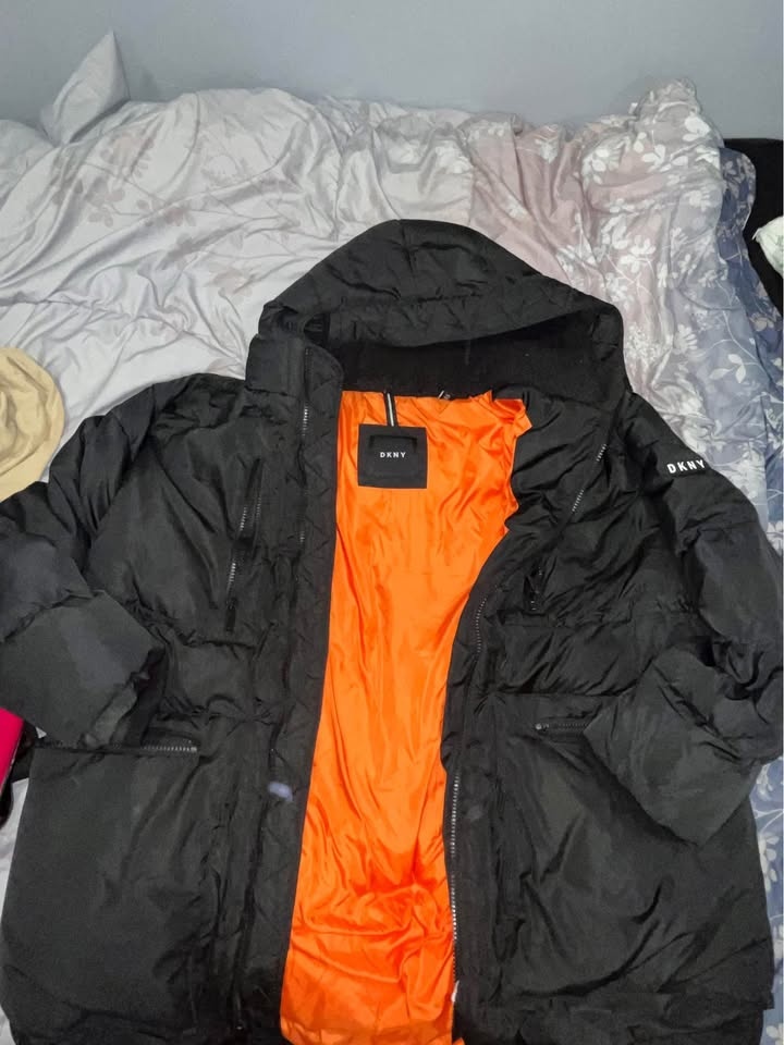 DKNY Oversized Winter Jacket with fur-insulated Fur - photo 2