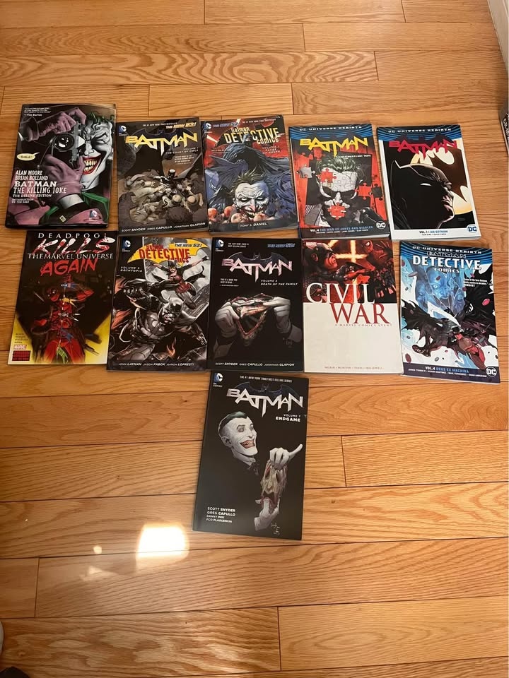 Various DC And Marvel Comic Books