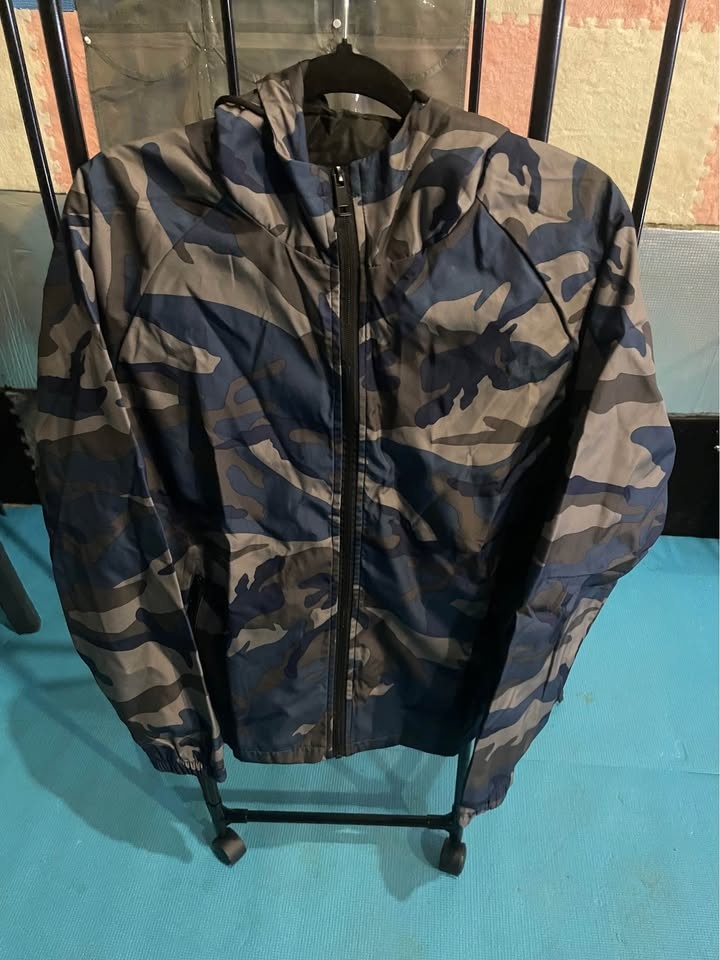 Men's Camouflage Windbreaker Jacket - photo 2