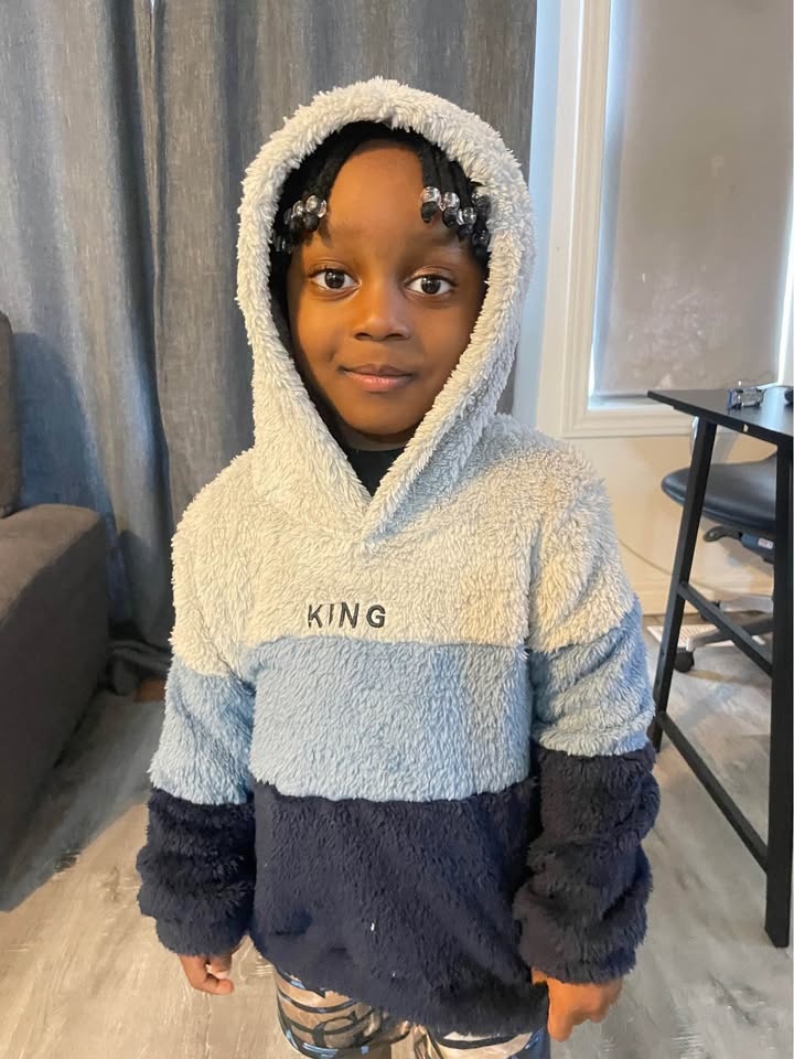 Unisex kids hooded fur jacket - photo 3