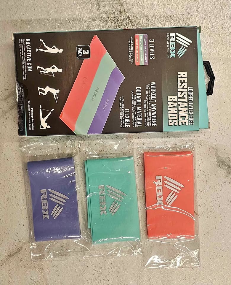 RBX Resistance Bands Set – 3 Levels – Brand New