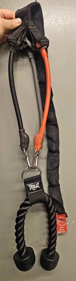 Everlast Cable Machine Rope Attachment + Resistance Bands