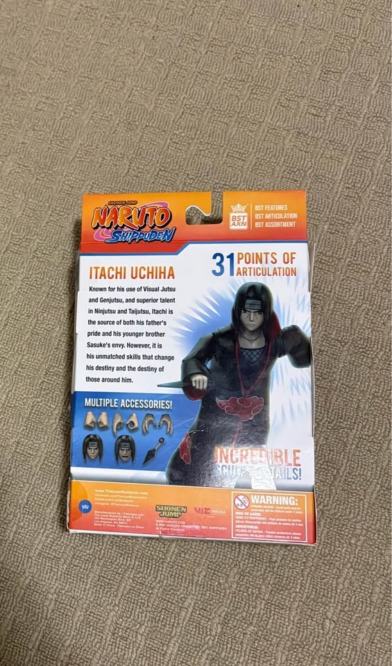 Naruto Shippuden – Itachi Uchiha Figure (Brand New, Unopened) - photo 2