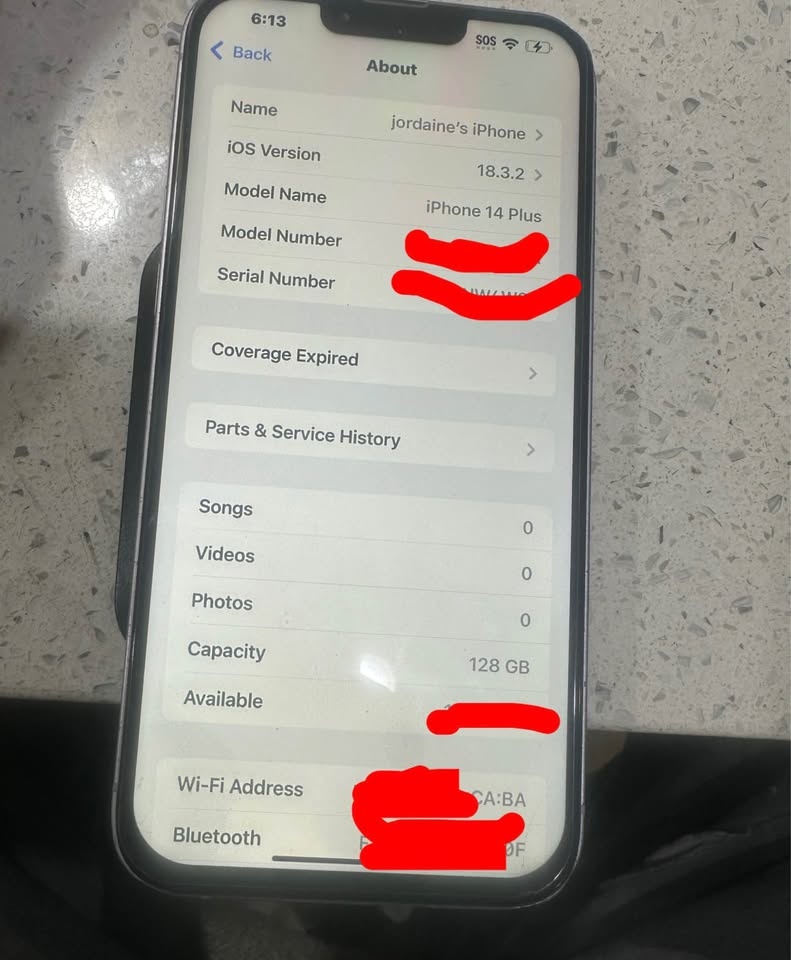 iPhone 14 Plus 128GB – Works Great – Cracked Back Glass - photo 3