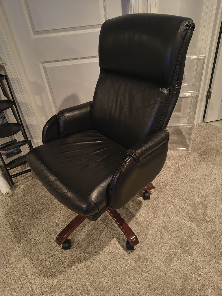 Genuine Leather Office Chair