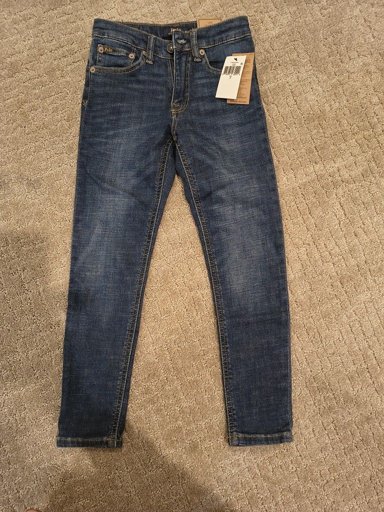 Polo Ralph Lauren Tompkins Stretch Skinny Jeans Sz 7
