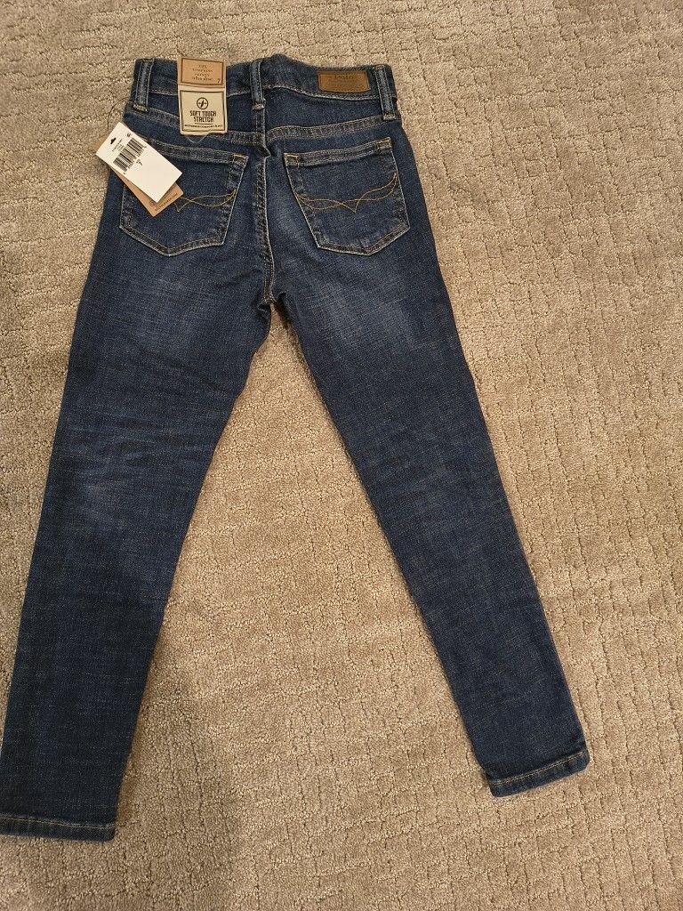 Polo Ralph Lauren Tompkins Stretch Skinny Jeans Sz 7 - photo 2