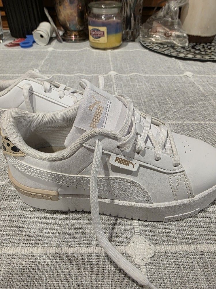 Puma Jada Animal Print Lace Sneakers, Big Kid Size 1C - photo 2