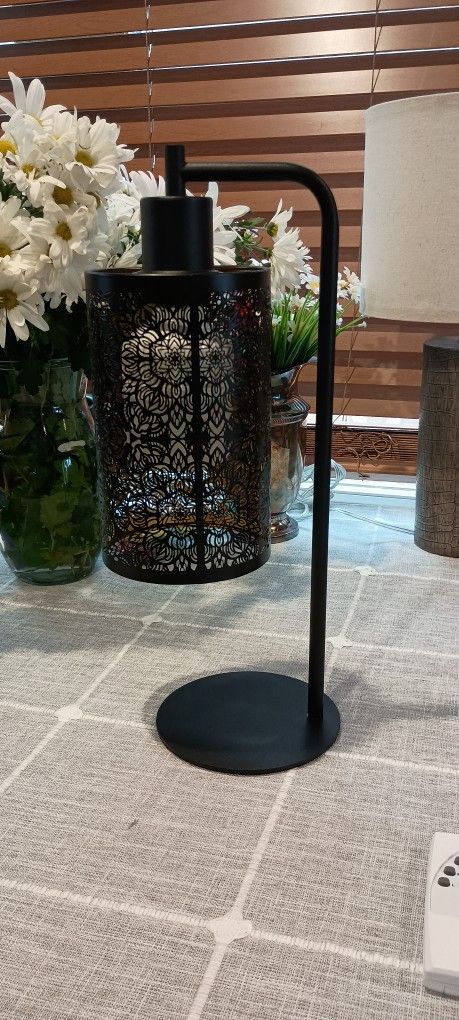 16" Table Lamp with Remote & Rechargeable LED Bulb