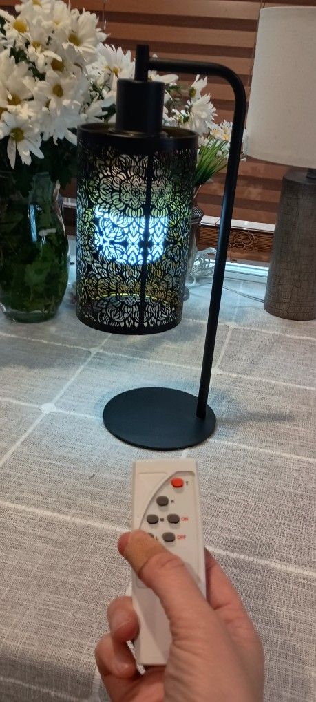 16" Table Lamp with Remote & Rechargeable LED Bulb - photo 4