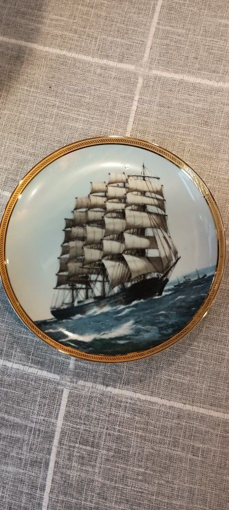 Franklin Mint "Great Ships of Golden Age of Sail" Plate - PREUSS
