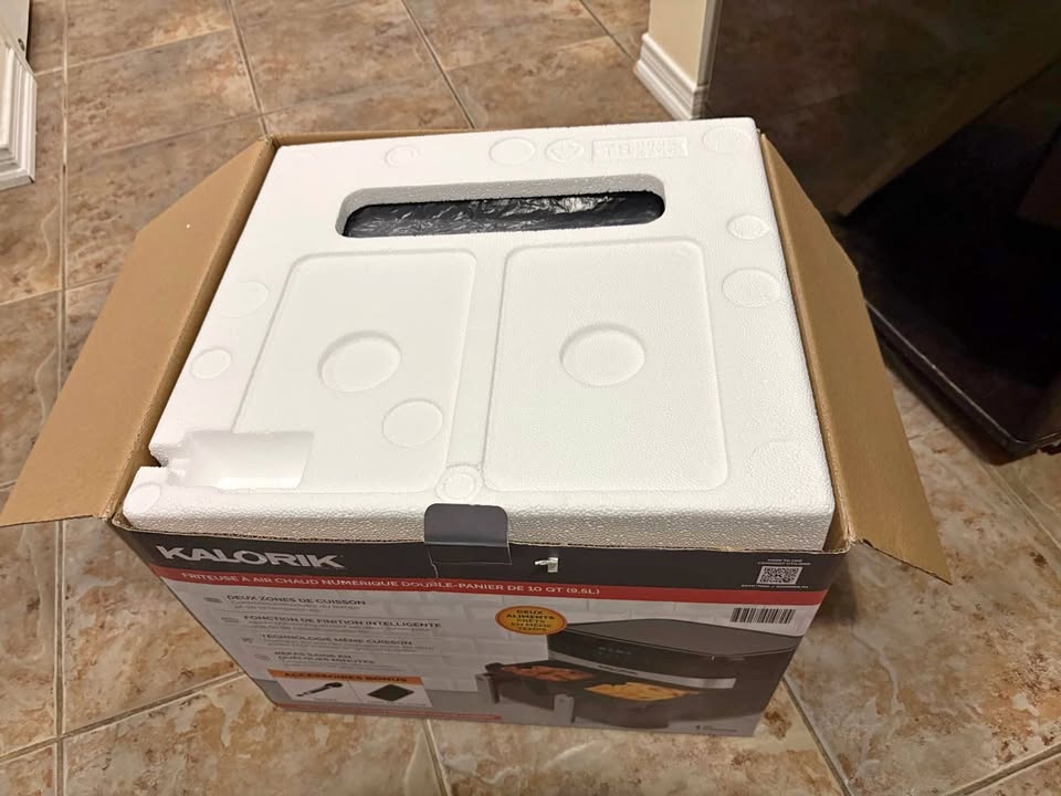 Kalorik 10 qt dual basket digital air fryer - $150