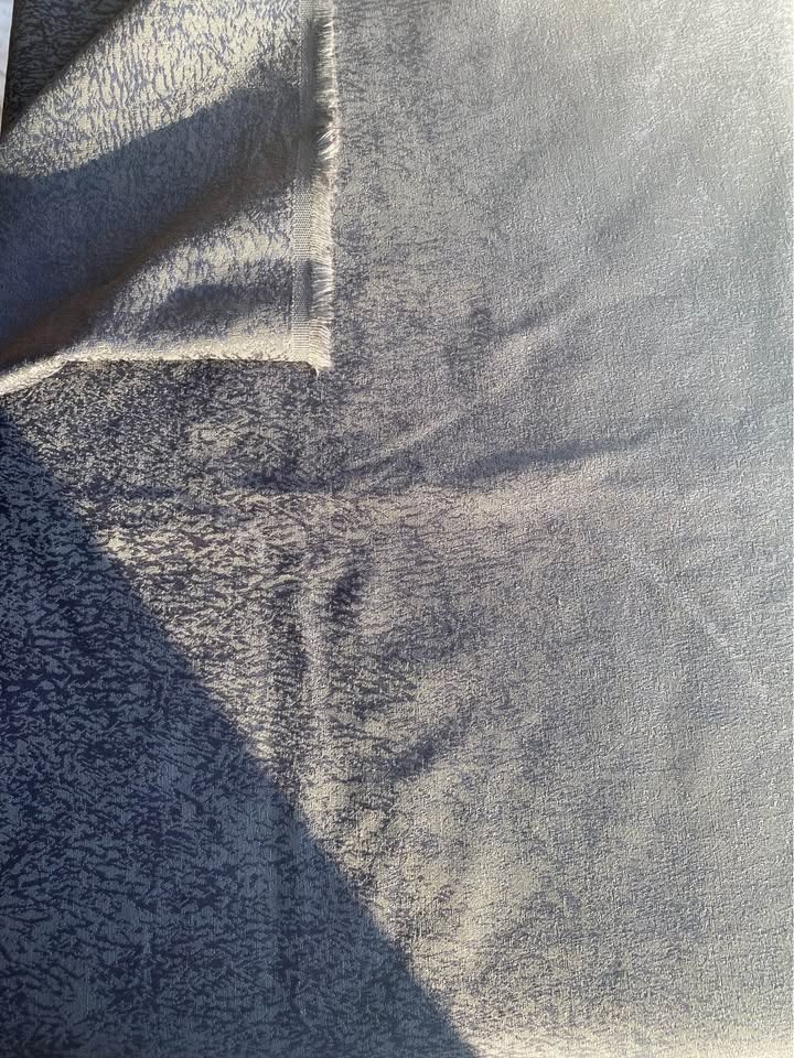 Silvery blue rayon fabric - photo 2
