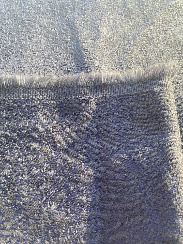 Silvery blue rayon fabric - photo 3